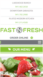 Mobile Screenshot of eatfastnfresh.com